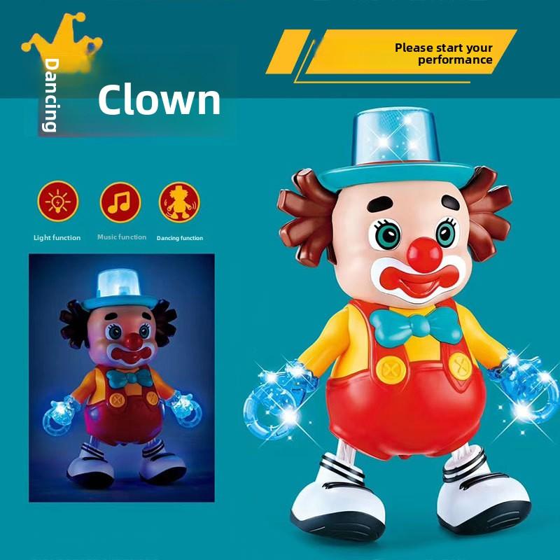 

Электрическая танцующая игрушка-клоун со светом и музыкой для детей