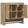 Wall Mounted Shelf Wall Bracket Artisan Oak 80 x 36 x 80 cm