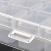 28 Separate Grids Beads Storage Case Transparent Nail Decoraations Storage Box Removable Washable Portable Plastic Nail Art Tool