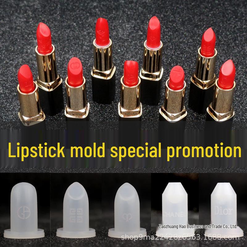 DIY 4-Cavity Lipstick Mold - 12.1mm Diameter, Silicone Pacifier & Chocolate Baking Mold