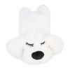 Heartbeat Puppy Toys Interactive Stuffed Animal Heartbeat Plush Toy for Pet Behavioral Sleep Calming Aid White