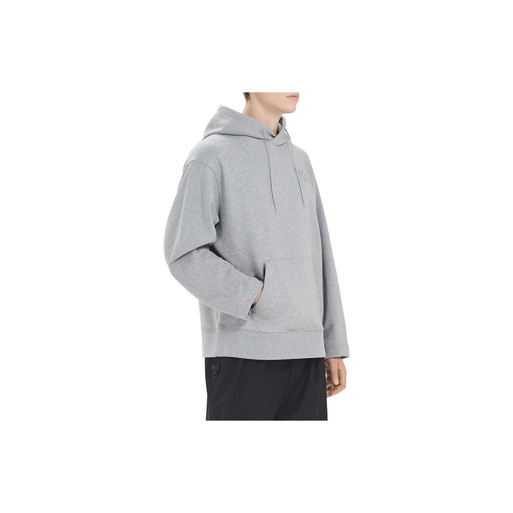 Y-3 Classic Logo Hoodie Medium Heather Grey Men Tops GK4492