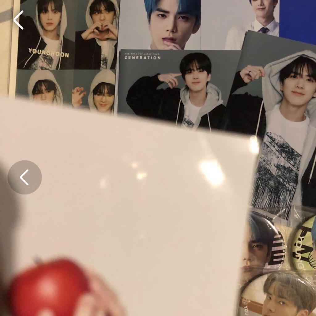 [USED] the boyz Yonghoon goods set