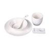 Pure White Ceramic Dipping Dish Set (10-Pack)