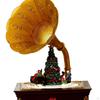 Lighted Christmas Music Box Ornament Toy Portable Decorative Luminous Rotatable Musical for