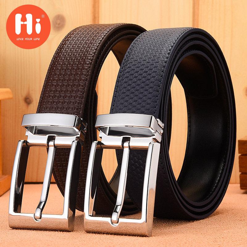

Привет мужской кожаный ремень Роскошные дизайнерские ремни Мужчины Высокое качество Мужской ремень с металлической пряжкой