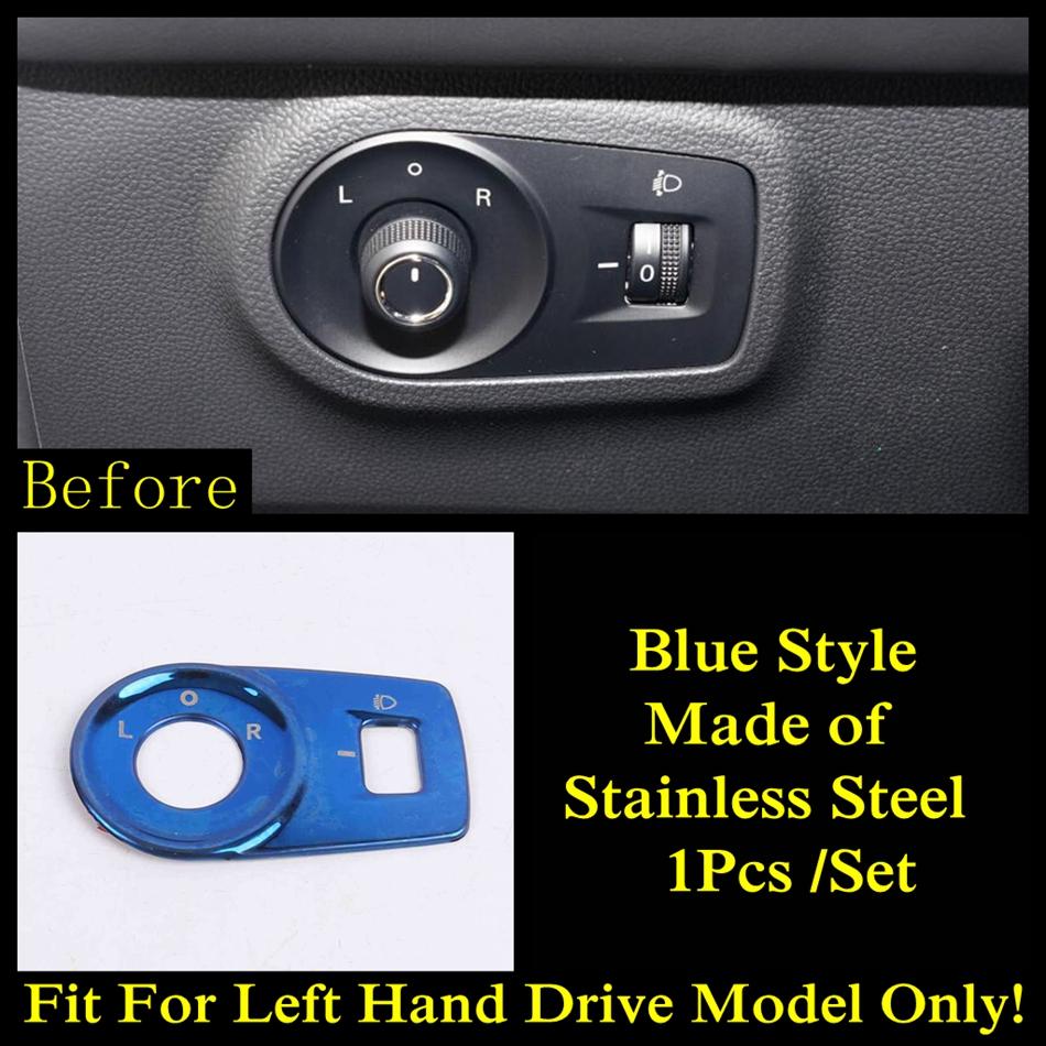 Rückspiegel-Taste / A-Säulen-Lüftungsgitter / Handschuhfachdeckel-Zierleiste Für MG ZS EV 2018 - Edelstahlzubehör Innenraum