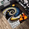 1Pc Guitar Print Rug - home decoration Carpet For Living Room Bedroom Flooring Computer Chair Area Rug
