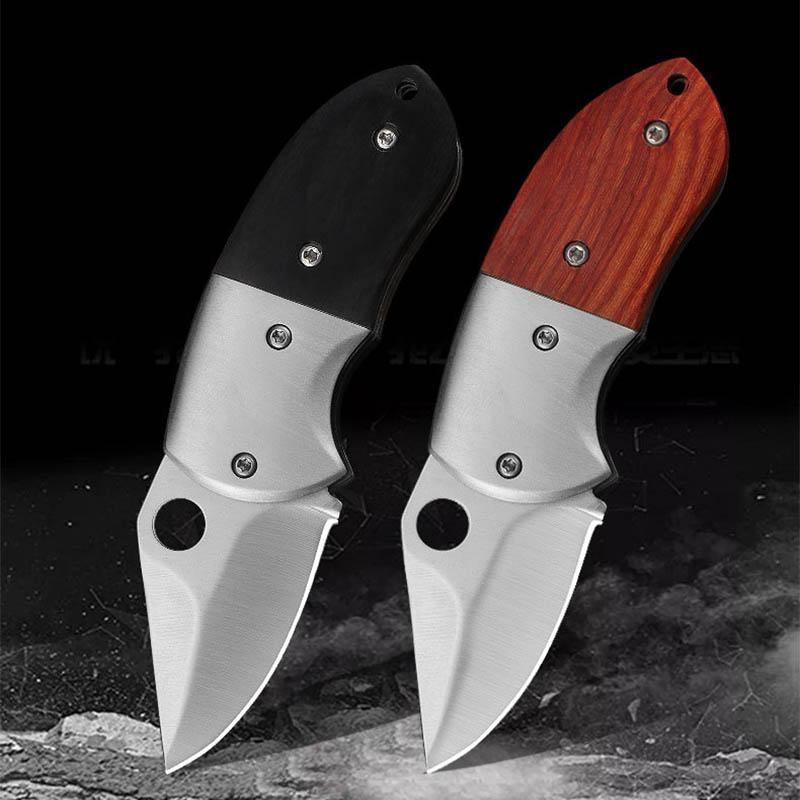Stainless Steel Pocket Knife EDC Folding Knife Kitchen Utility Mini Meat Cleaver Fishing Fruit Cutter Unpacking Tools
