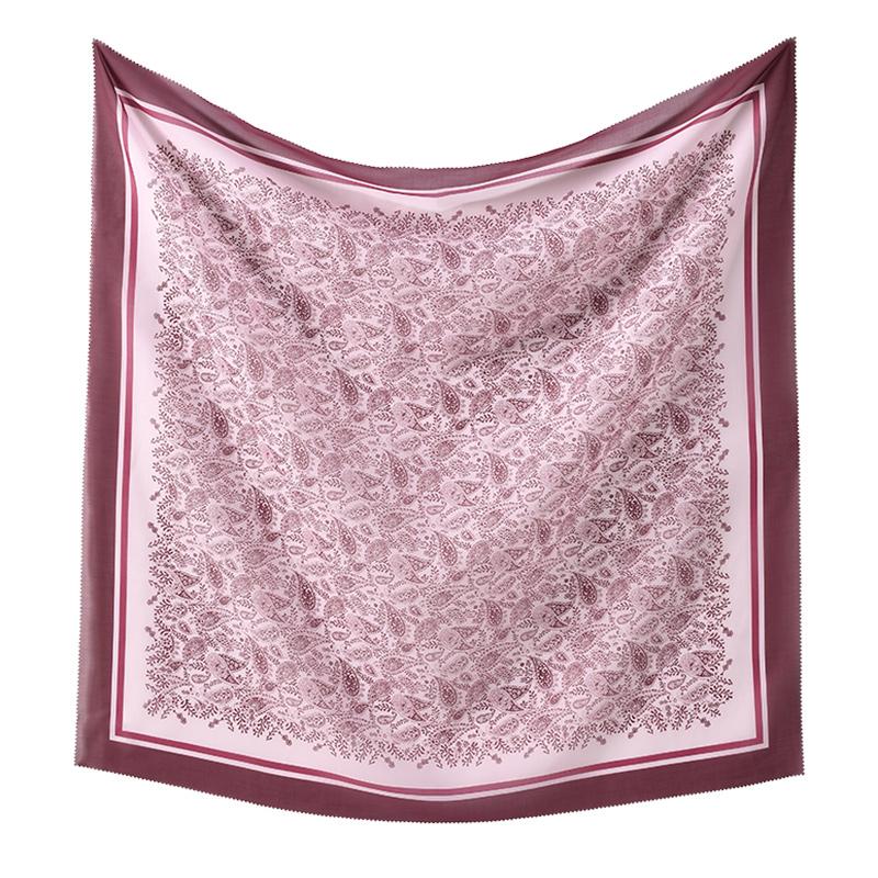 110*110cm Neuer Damen quadratischer Nationaler Schal Malaysia Baumwolle Druck Voile Kopftücher Bandana Foulard Femme Muslimisches Kopftuch Schal