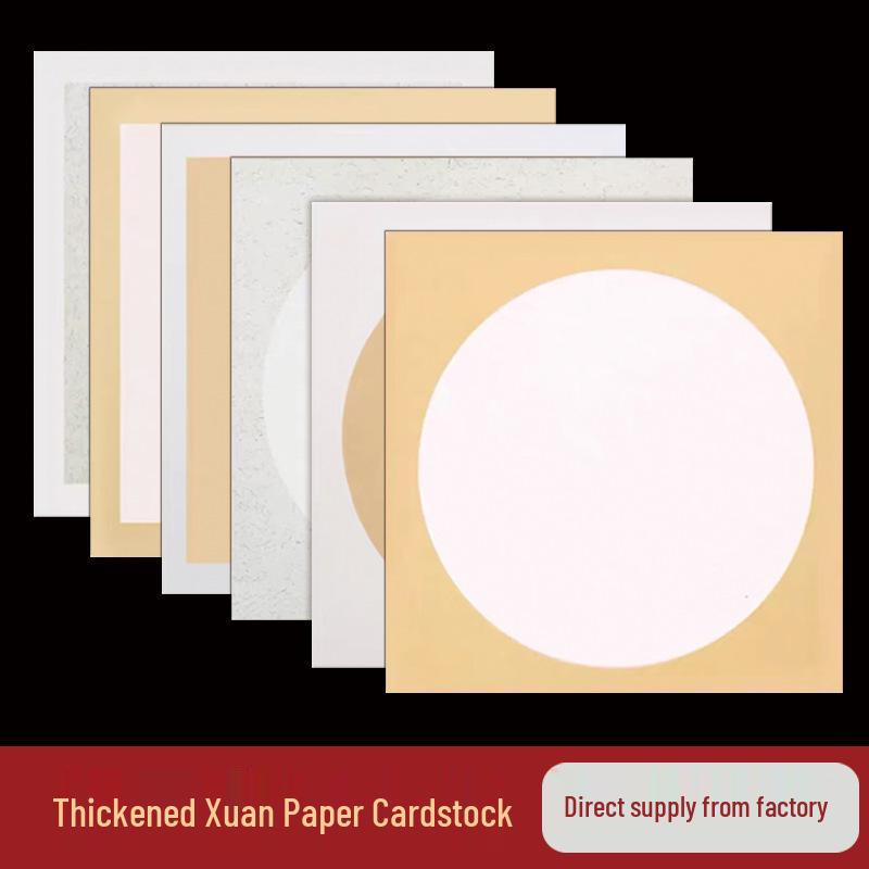 Uitverkoop: Kalligrafie- en Schilderpapier, Kartonpapier, Zachte Half-Gekookte Kaarten, Schrijfkarton, Rond Lenspapier, Waaiervormige Werkbladen