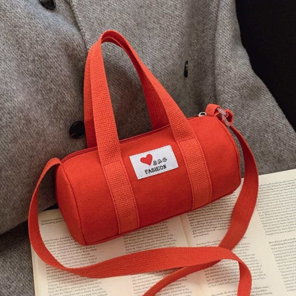 

Однотонная наплечная сумка из нейлона, дорожная сумка-тоут высокого качества, сумка-мессенджер, детская красный
