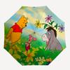 Ombrello Automatico Apri e Chiudi Winnie the Pooh e Pimpi - Ombrello Pieghevole Portatile a 8 Stecche con Manico in Plastica, Adatto per il Tempo Libero