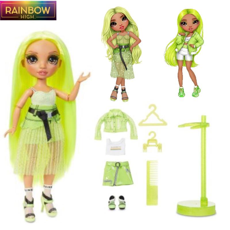 Rainbow High Fashion Doll Set For Girls Princess Dress-up Toy With Interchangeable Outfits Realistic Doll