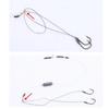 5Pack/50 Hooks Fishs Tool Tied Good Strong Horse Line Double Hook Pair Hook Fishs Hooks Fishing Gear Accessories Sub-line Hooks