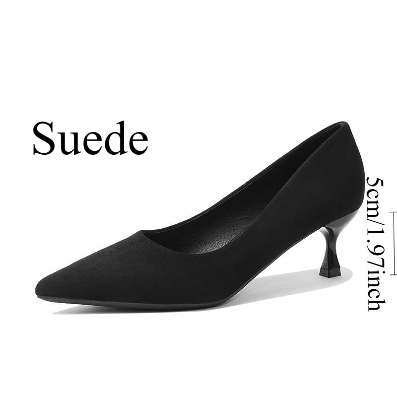 Pantofi cu toc înalt sexy profesioniști, cu vârf ascuțit, pantofi de lucru la modă, pantofi cu temperament pentru femei, pantofi de navetă