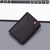 Men's Vertical Ultra-thin Leather Wallet with Anti-Demagnetization Card Holder