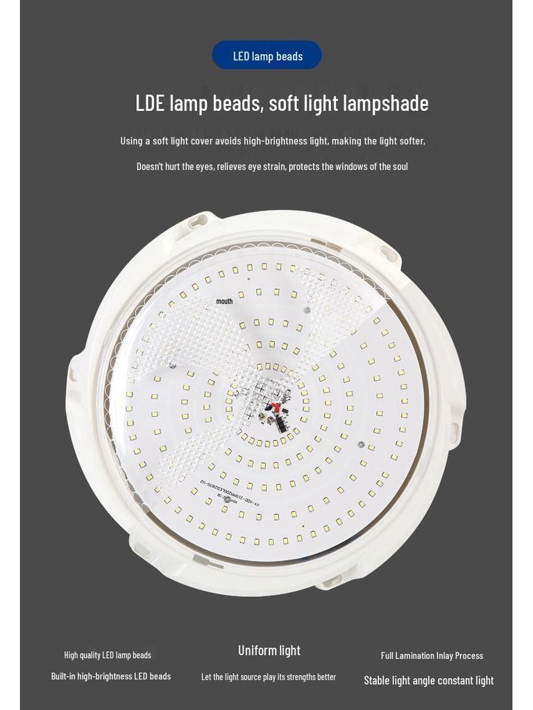 LED Solar Ceiling Light for Bedrooms, Living Rooms, Indoor and Courtyard Spaces - One-to-Two/Three/Four/Five/Seven Light Options
