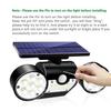 30 LED Solar Street Light Outdoor Wall Lamp with Dual Head Spotlights  Waterproof 360°Adjustable for Solar Motion Sensor Lights