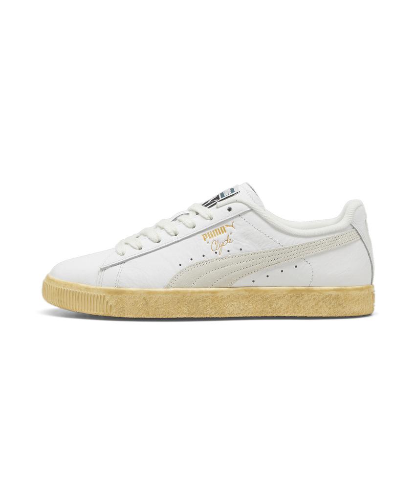 Puma Clyde Vintage - Puma White:Light Straw:Warm White / 394687-04