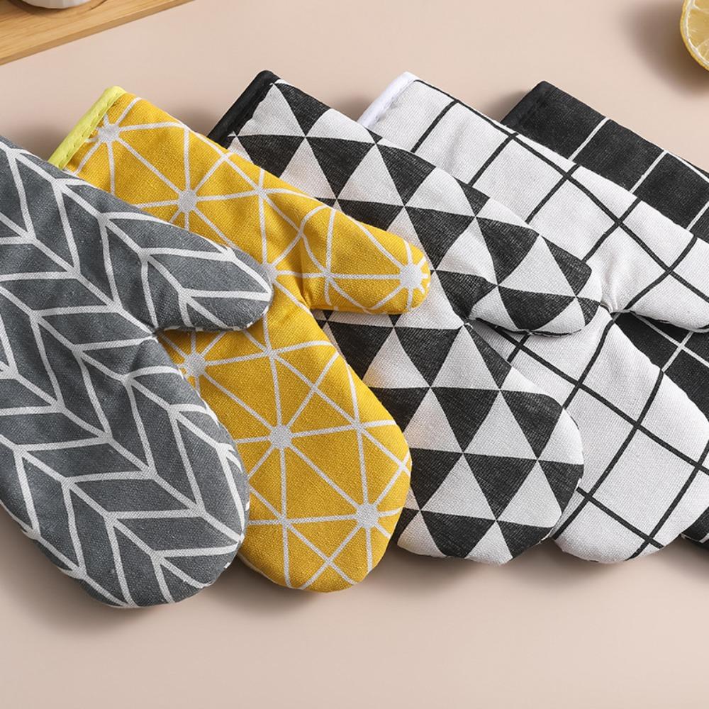 Heat Resistant Microwave Gloves Nordic Inspired Oven Gloves Kitchen Tool Insulation Gloves  Kitchen