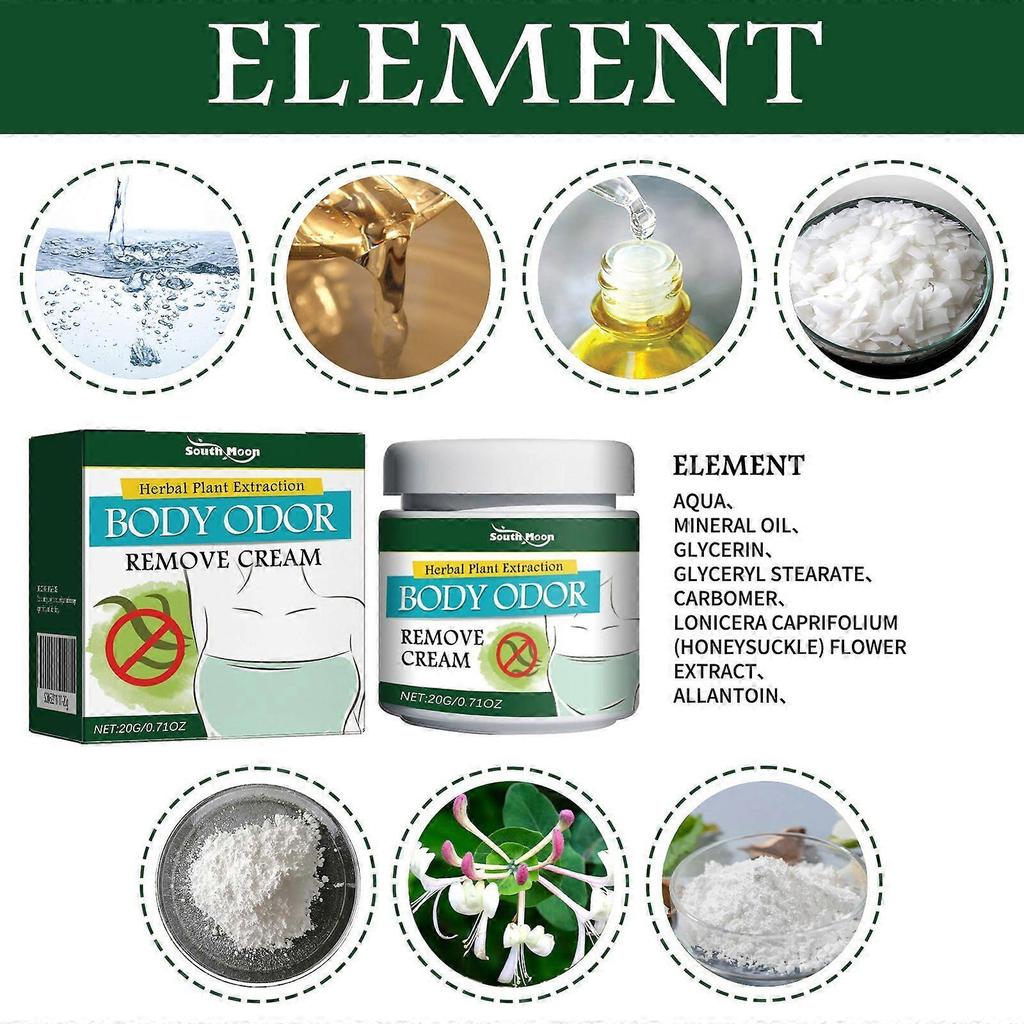 Underarm Deodorant Cream, Refreshing and Effective At Eliminating Body Odor and Unpleasant Body Odor.
