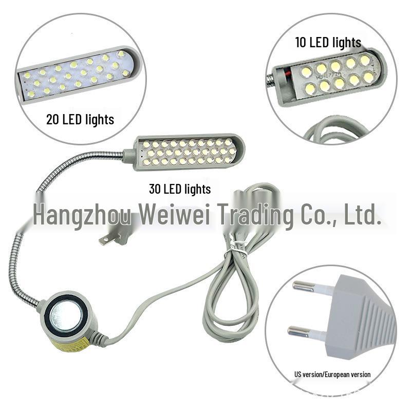 LED Sewing Machine Work Light - 10/20/30 Bead Options