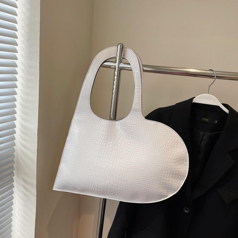 

Minority Design Caring Bag Female Personality Creative Large-capacity Casual One-shoulder Underarm білий