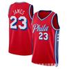 Camisa de Basquete Masculina NBA Time Roupa de Fã Philadelphia 76ers Lakers Nets Clippers Warriors Estilo James Algodão Roupa Esportiva
