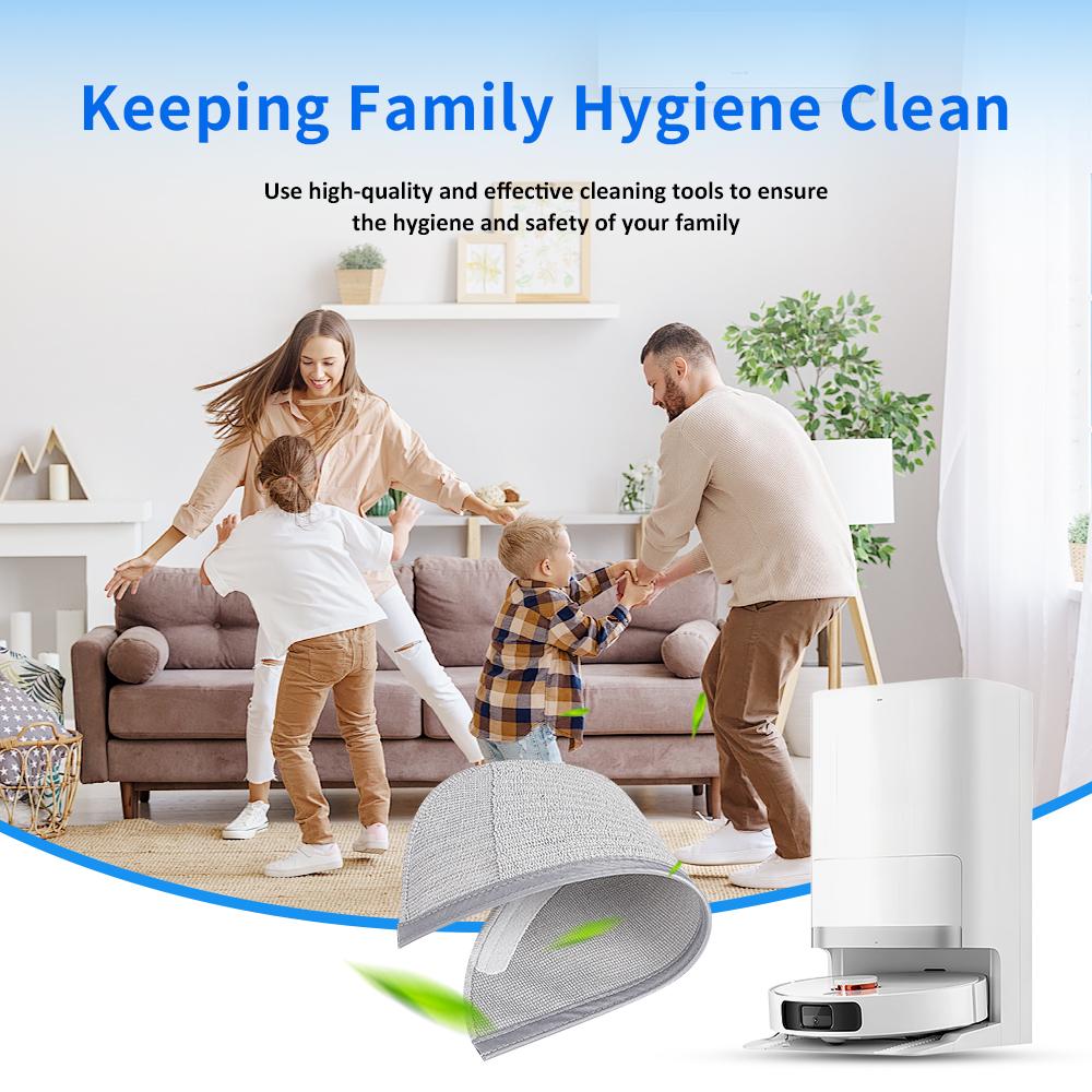 Washable Mop Cloth For Xiaomi Mop MIJIA 1C 2C 1T STYTJ01ZHM STYTJ02ZHM Robot Vacuum For Dreame F9 D9 Wipes Rags Parts