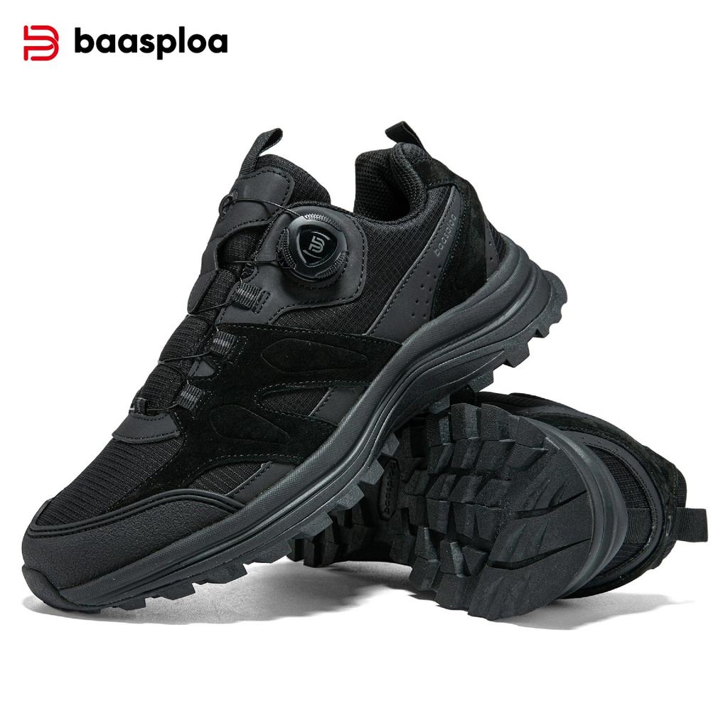 Men's Hiking Boots Outdoor Shoes Swivel Buckle Non-slip Lightweight Hiking Shoes Men's Non-slip Sports Shoes Breathable Cross-country Running Shoes