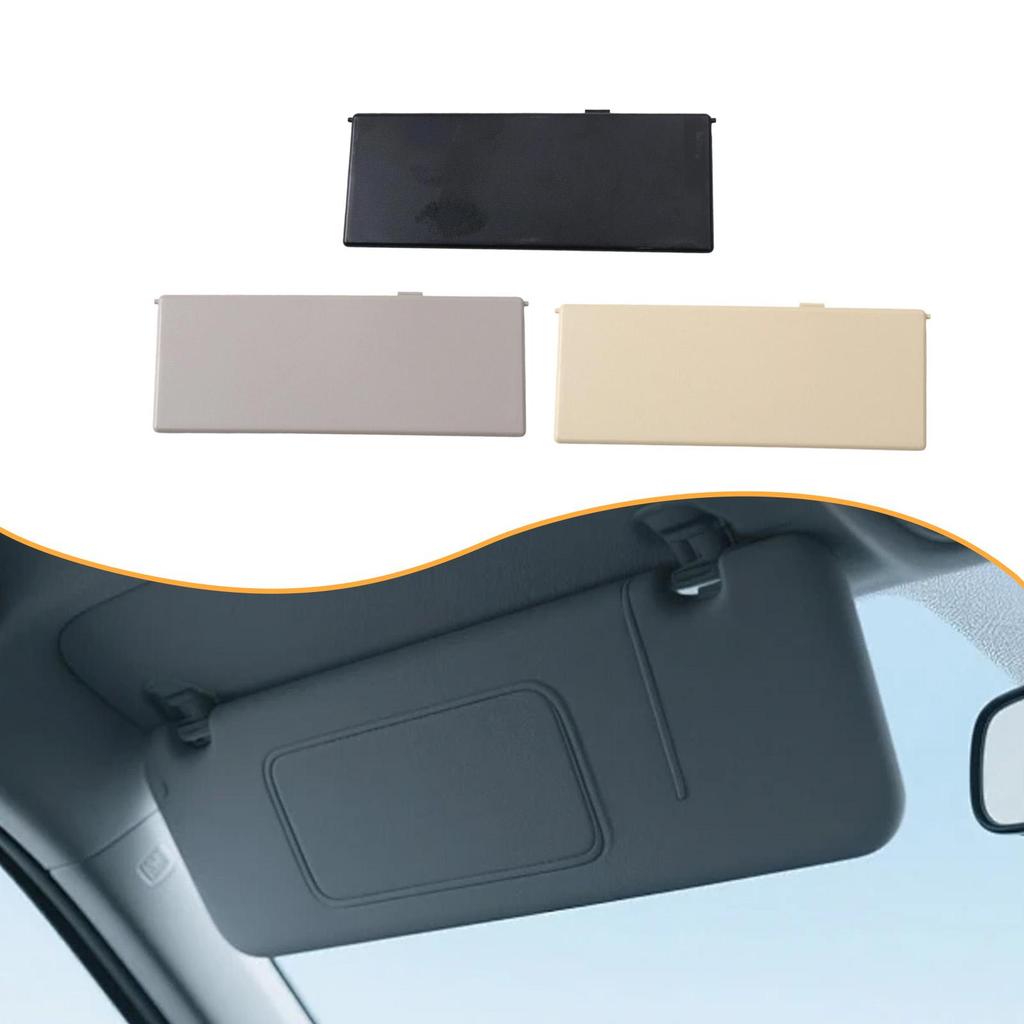 PC ABS Plastic Sunvisor Vanity Mirror Cover Protector Easy Install Auto Accessory for Volvo V40 2013-2018 S60