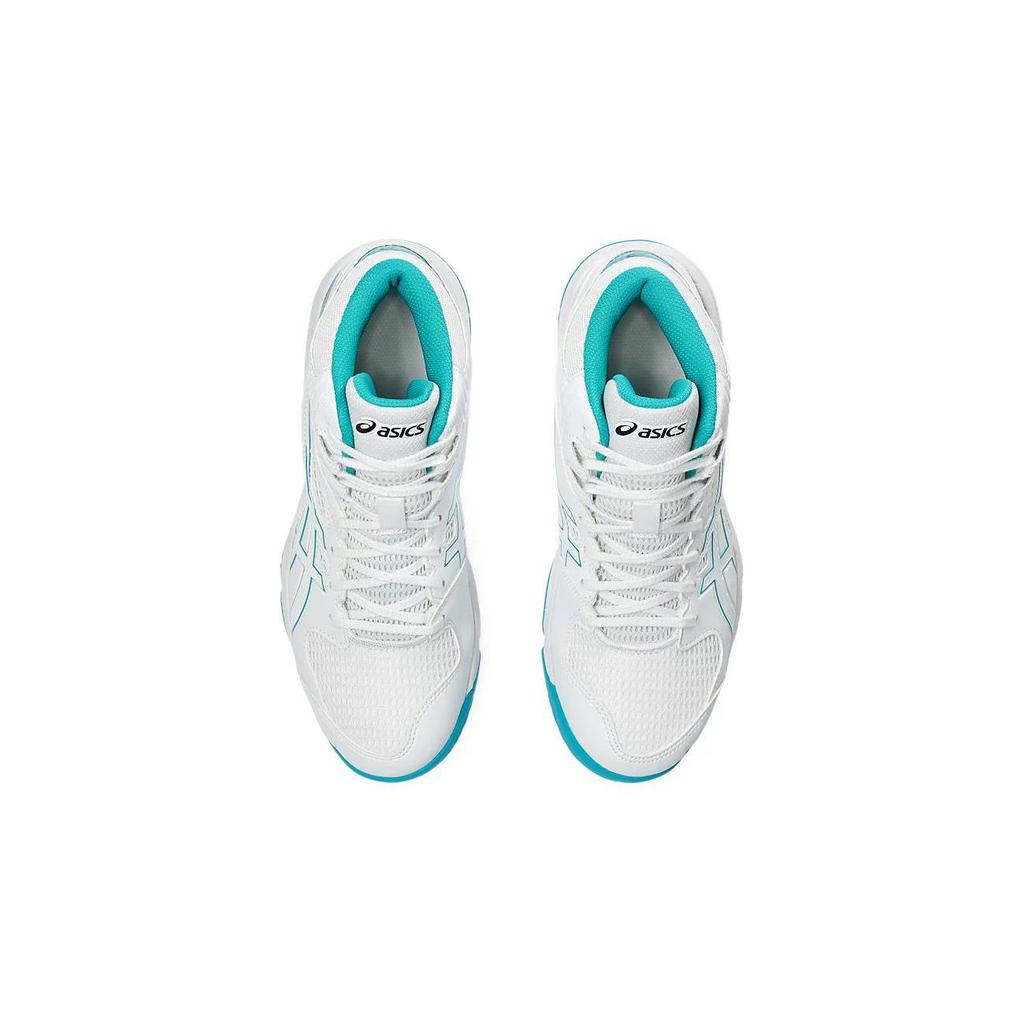 ASICS Dunkshot Mb 9 Comfortable Cushioning, Wear Resistant Mid top Children's Basketball Shoes White Kids' 1064A006-109