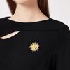 Elegant Daisy Bee Brooch Corsage Pin for Women - High-End Lapel and Safety Suit Accessory