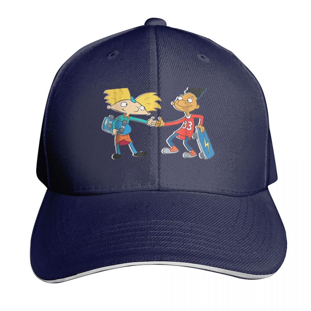 Nick Rewind Hey Arnold Baseball Cap Icon Funny hats Ball Cap Wild Ball Hat Unisex Caps Womens