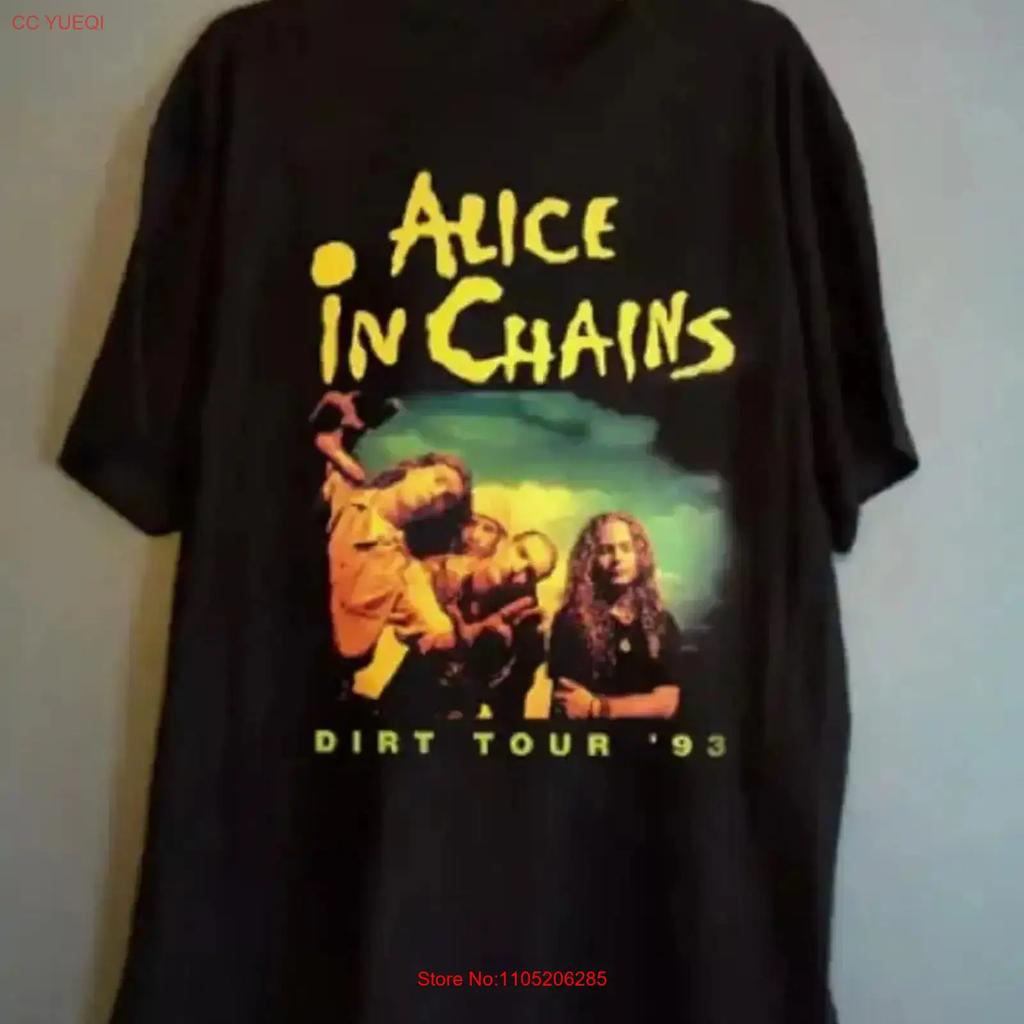 Alice In Chains Tour 1993 Cotton For Fan S To 5xl T Shirt Vintage Designer Clothes Slightly Fashion Stretched Streetwear