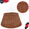 Wicker Christmas Tree Basket Ø 45 Cm - Natural Color Christmas Tree Skirt - KOTARBAU®