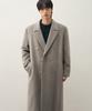Draw Fit Premier Pure Cashmere Robe Double Coat [Beigeish Grey]