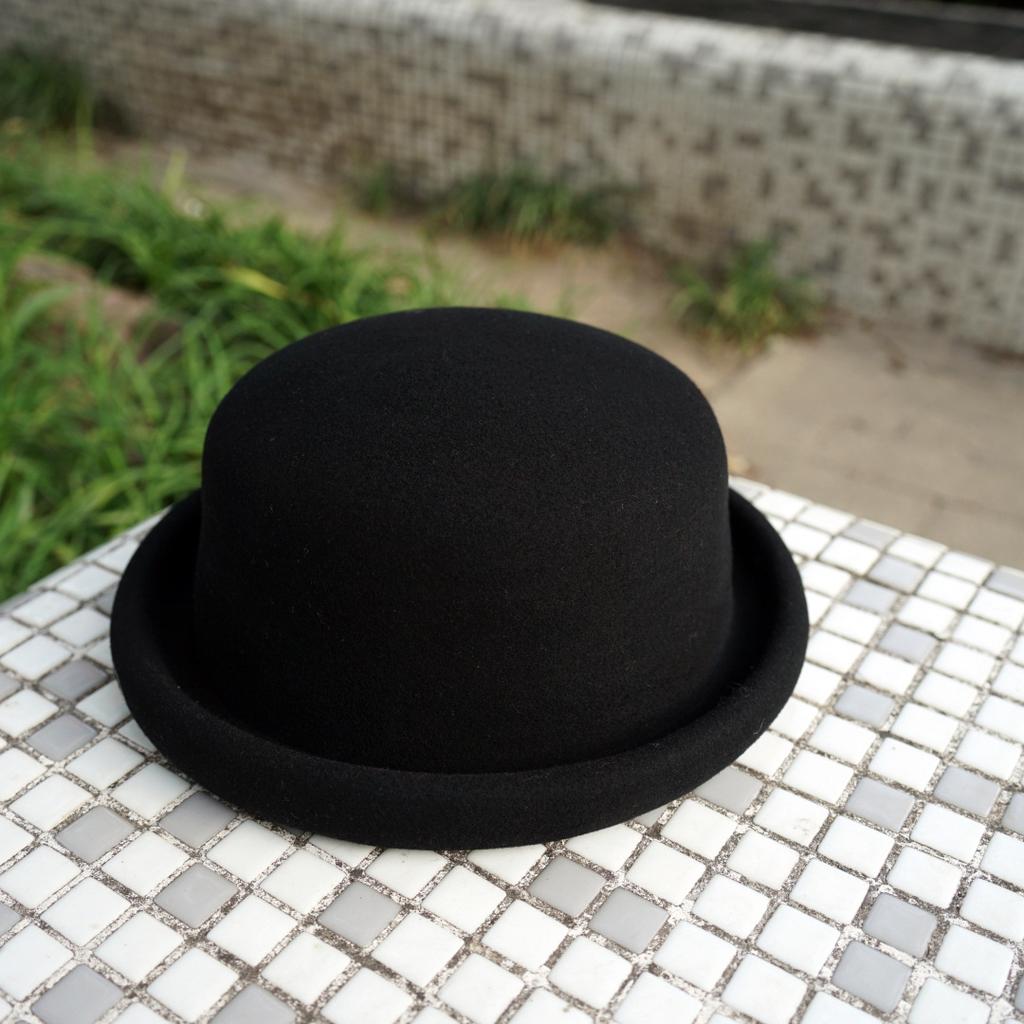 Japanese Retro Black Brown Beige Gray Woolen Beret Women'S Autumn And Winter Cute Versatile Crimped Top Hat