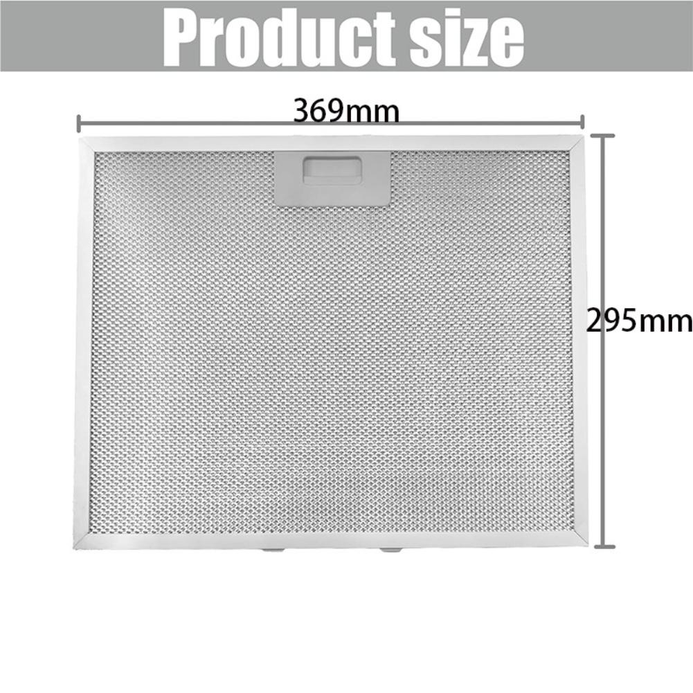 Range Hood Filter Screen WB02X11011 Compatible for JV636H1SS JV636H2SS JV536H1S Aluminum Alloy 369 x 295 Millimeters