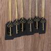 50pcs Vintage Key Bottle Opener Pendant With Escort Card Tags Ribbon Party Favors For Wedding Patty Decoration