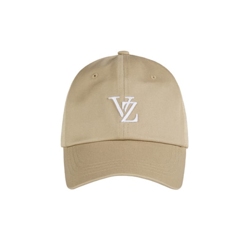 VARZAR 3D Monogram Side Mesh Overfit Ball Cap Beige