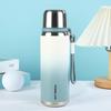 Stainless Steel Sport Thermal Cup Gradient Color Vacuum Flask Thermo Cup  Student Outdoor Travel