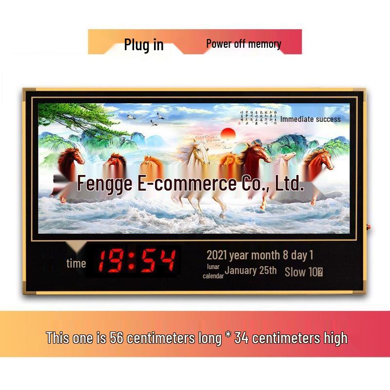 2025 Digital Perpetual Calendar with Automatic Time Sync – Wall-Mounted Electronic Clock for Home, Free Shipping