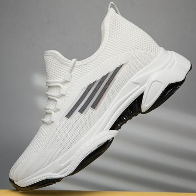 Fashion Trendy Minimalist Men's Sports Leisure Shoes Height Increasing Thick Soled Men's Outdoor Hiking Shoes Breathable Mesh Shoes