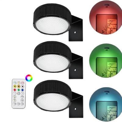 3Pcs Battery Operated Picture Light 24 Color Spotlight Art Display Light Magnetic Led Painting Light with Remote Dimmable