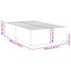 Bed Frame without Mattress Dark Green 120 x 190 cm Velvet