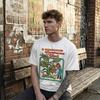 Fun Carnivorous Plant Feeding Guide Pattern Tshirt Mens Retro Style ShortSleeve Tee Summer Street Casual Crew Neck Top