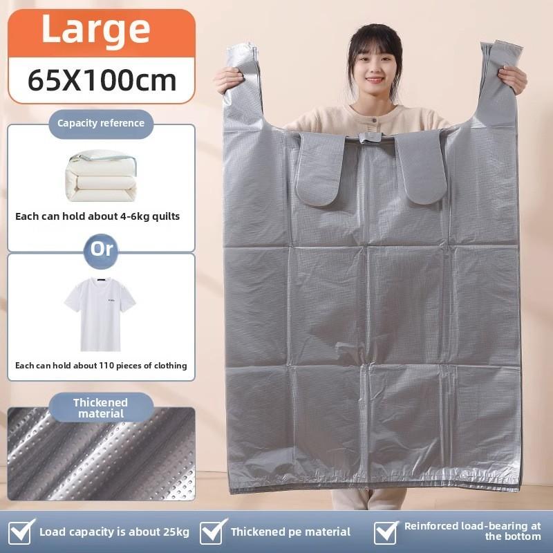 Modern Pe Laundry Storage Bags For Clothes Bedding Multiuse Organizer For Home
