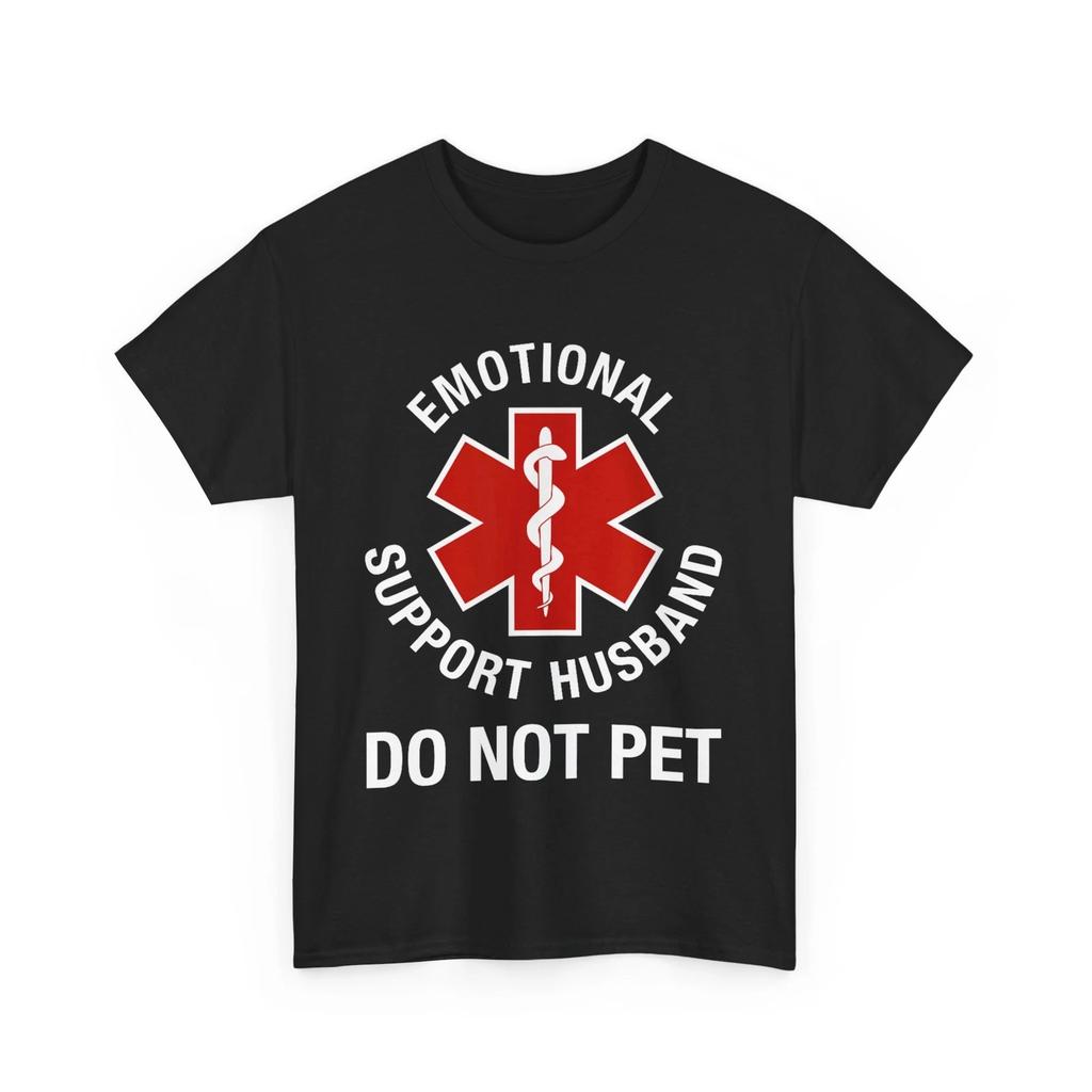 Do Not Pet Emotional Support Husband Funny Shirt